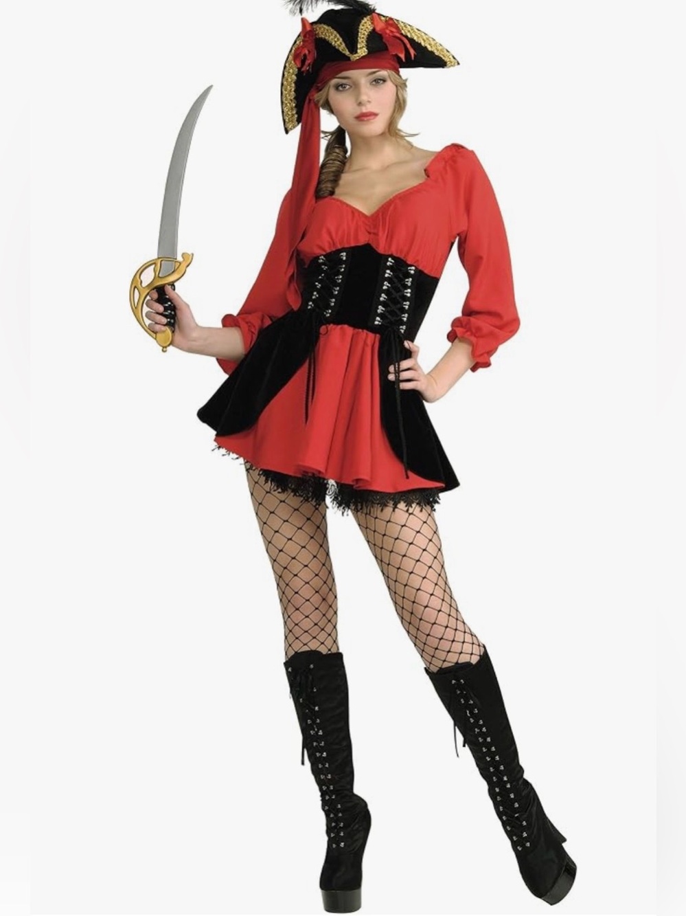 Secret Wishes Pirate Wench Halloween Costume Size: X-Small NWT